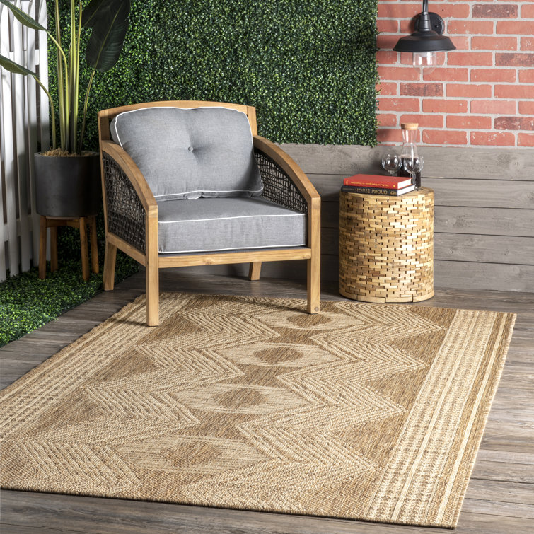 Mistana™ Kendall Indoor / Outdoor Area Rug in Tan & Reviews Wayfair.ca